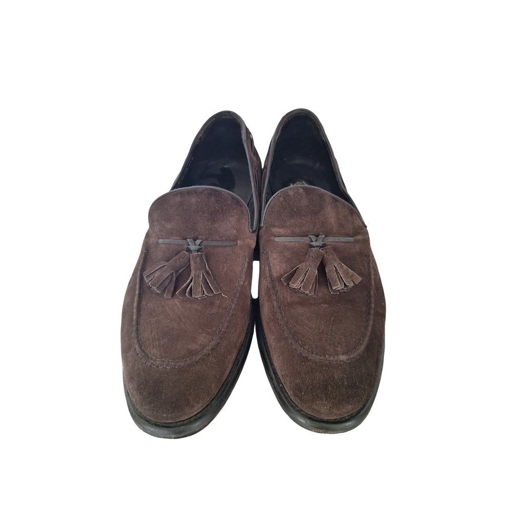Florsheim Royal Imperial Mens Brown Suede Tassel Loafers Italy 10.5 52724-301